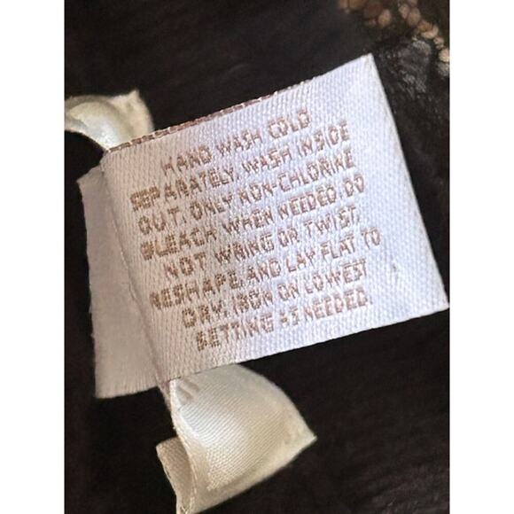 Chico’s Black Textured Cotton Jacket with Ruffle Trim – Size 0 (S/P Equivalent) - Picture 5 of 6